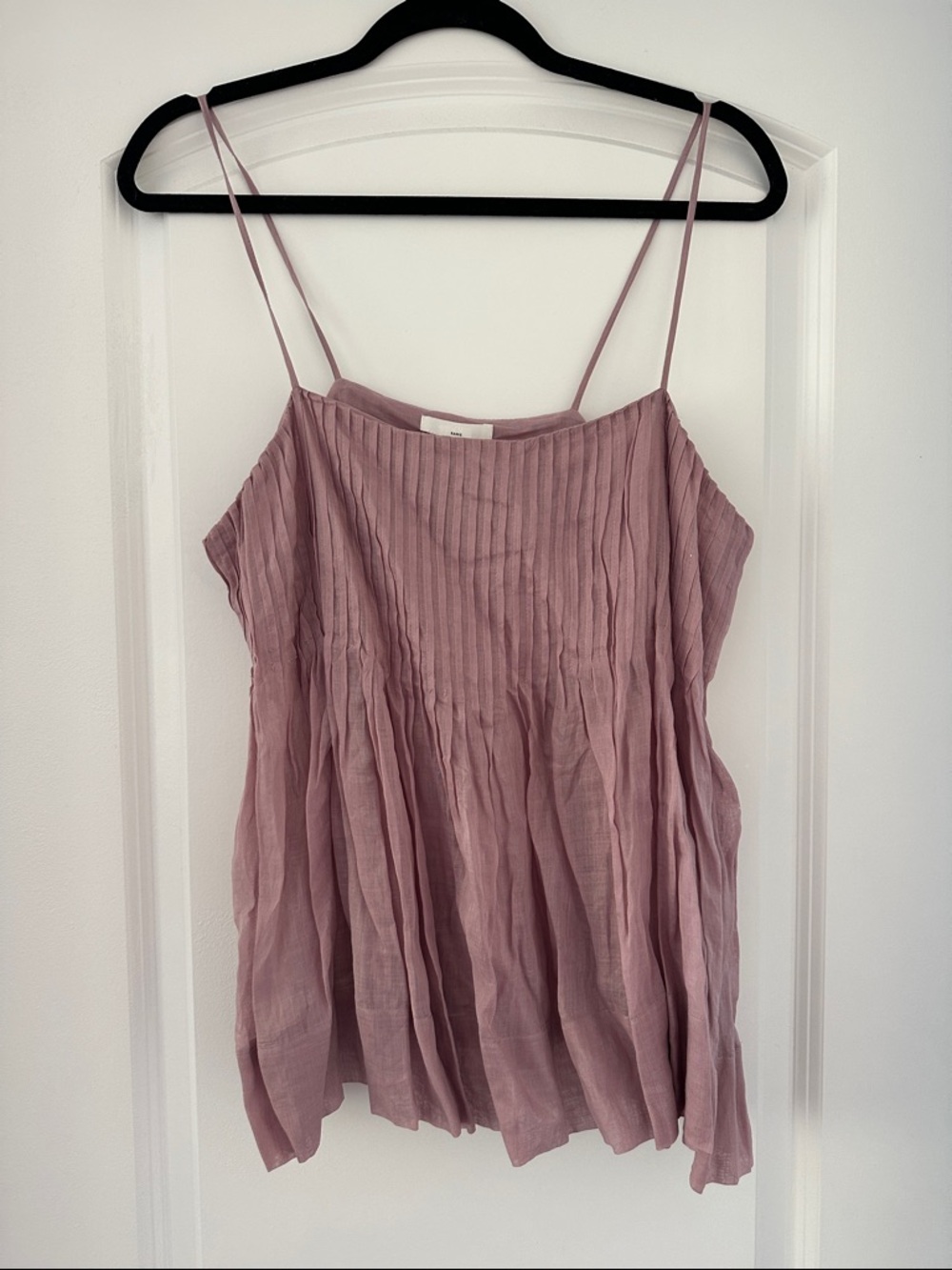 H&M Dusty Rose Crinkle Spaghetti Strap Camisole